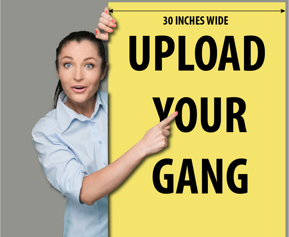 Upload a gang sheet